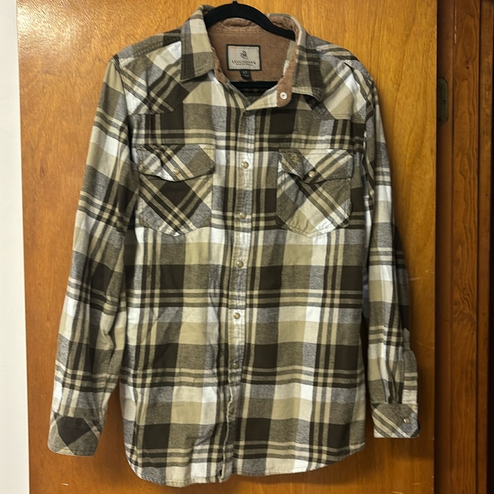 Men’s legendary whitetail flannel shirt